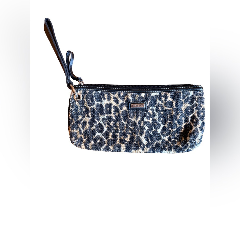The Sak Woven Leopard Print Wristlet/Clutch